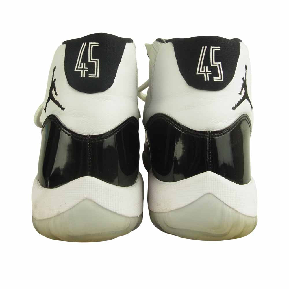 NIKE ナイキ 378037-100 Air Jordan 11 Concord エアジョーダン 11 コンコルド スニーカー ブラック系 ホワイト系 27.5㎝【中古】