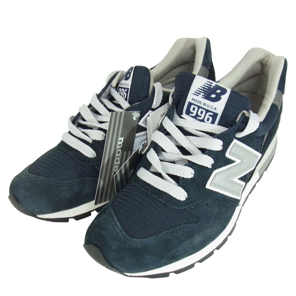 NEW BALANCE ニューバランス M996NAV スニーカー ネイビー系 26.5cm【新古品】【未使用】【中古】