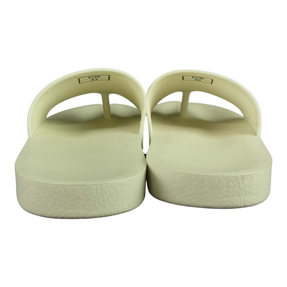 MAISON MARGIELA メゾンマルジェラ 22ライン S57WX0075 足袋 TABI タビ スライドサンダル ホワイト系 43【中古】