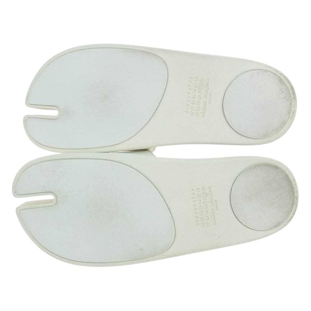 MAISON MARGIELA メゾンマルジェラ 22ライン S57WX0075 足袋 TABI タビ スライドサンダル ホワイト系 43【中古】