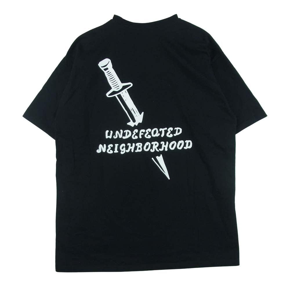 NEIGHBORHOOD ネイバーフッド UNDEFEATED アンディフィーテッド KNIFE S/S TEE 半袖 Tシャツ ブラック系 M【中古】