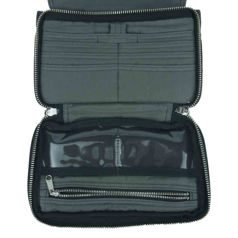 NEIGHBORHOOD ネイバーフッド PORTER ポーター NHPT SHOULDER C-LUGGAGE ショルダー バッグ ダークグレー系【中古】