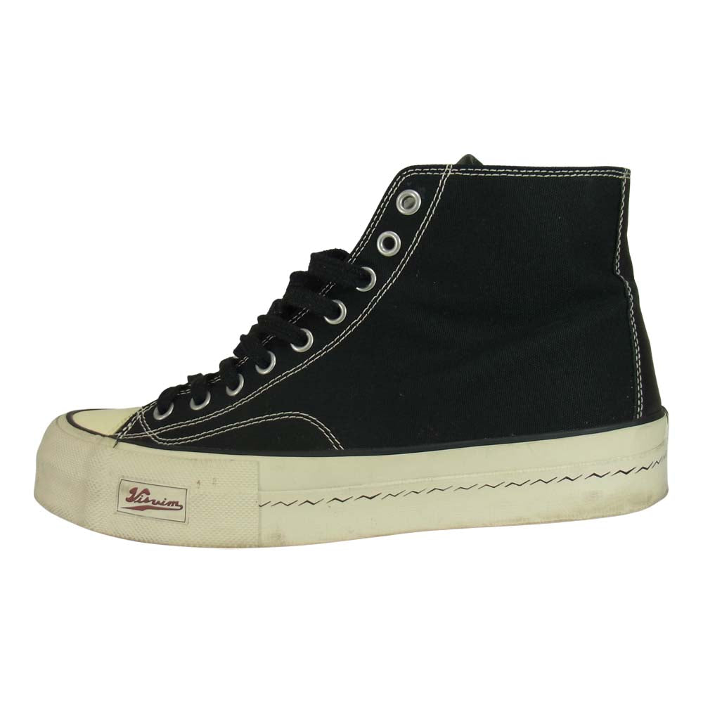 VISVIM ビズビム 0121301001002 SKAGWAY HI PATTEN スカグウェイ ハイ キャンバス スニーカー ブラック系 9【中古】