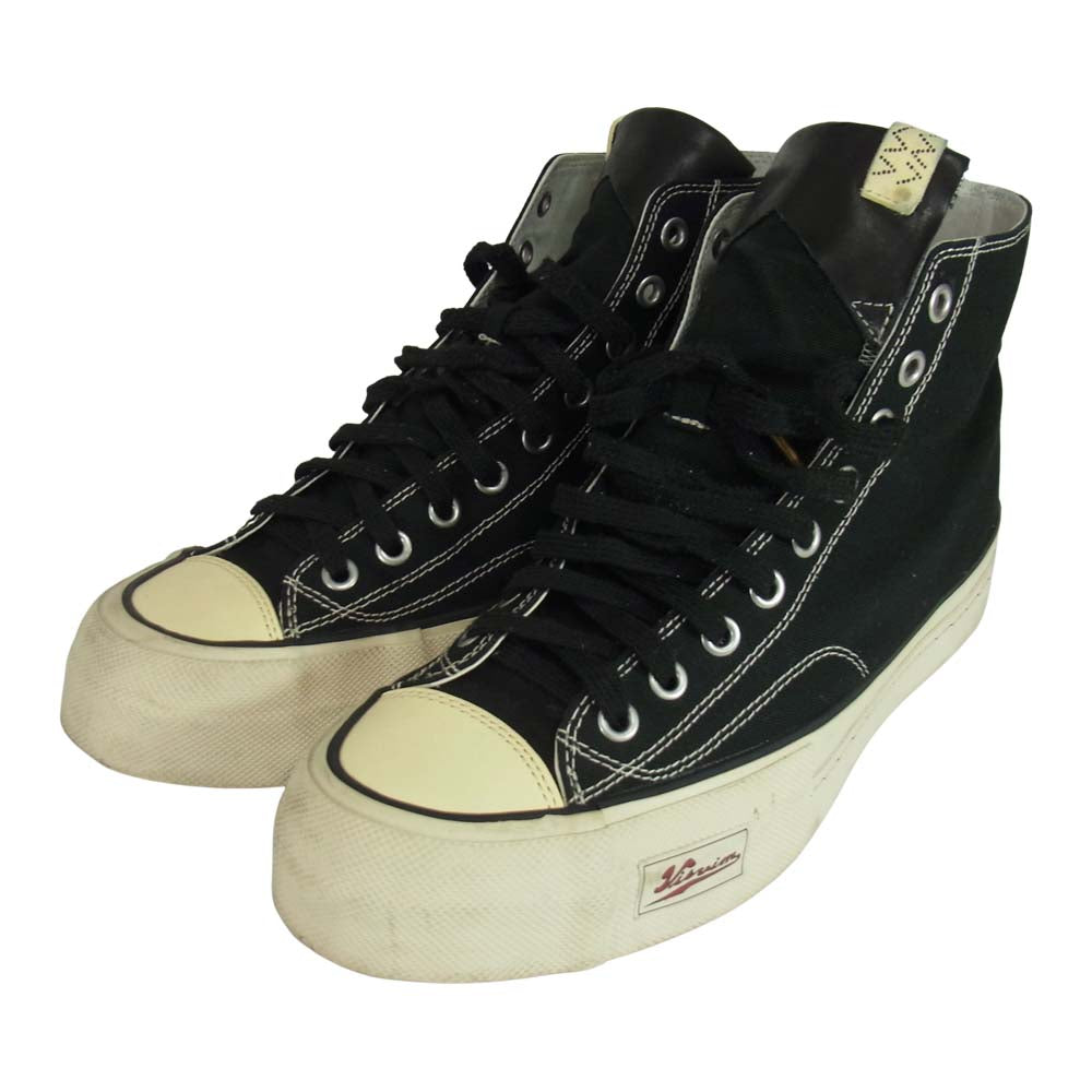 VISVIM ビズビム 0121301001002 SKAGWAY HI PATTEN スカグウェイ ハイ キャンバス スニーカー ブラック系 9【中古】