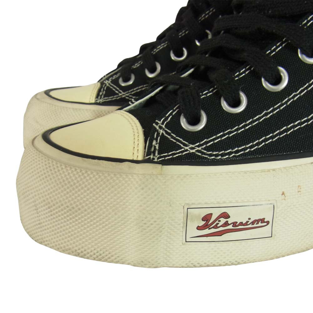 VISVIM ビズビム 0121301001002 SKAGWAY HI PATTEN スカグウェイ ハイ キャンバス スニーカー ブラック系 9【中古】