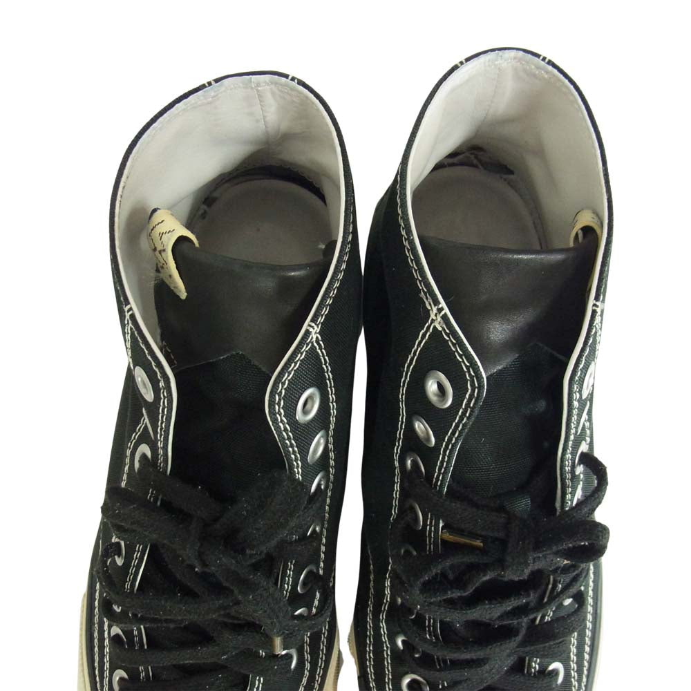 VISVIM ビズビム 0121301001002 SKAGWAY HI PATTEN スカグウェイ ハイ キャンバス スニーカー ブラック系 9【中古】