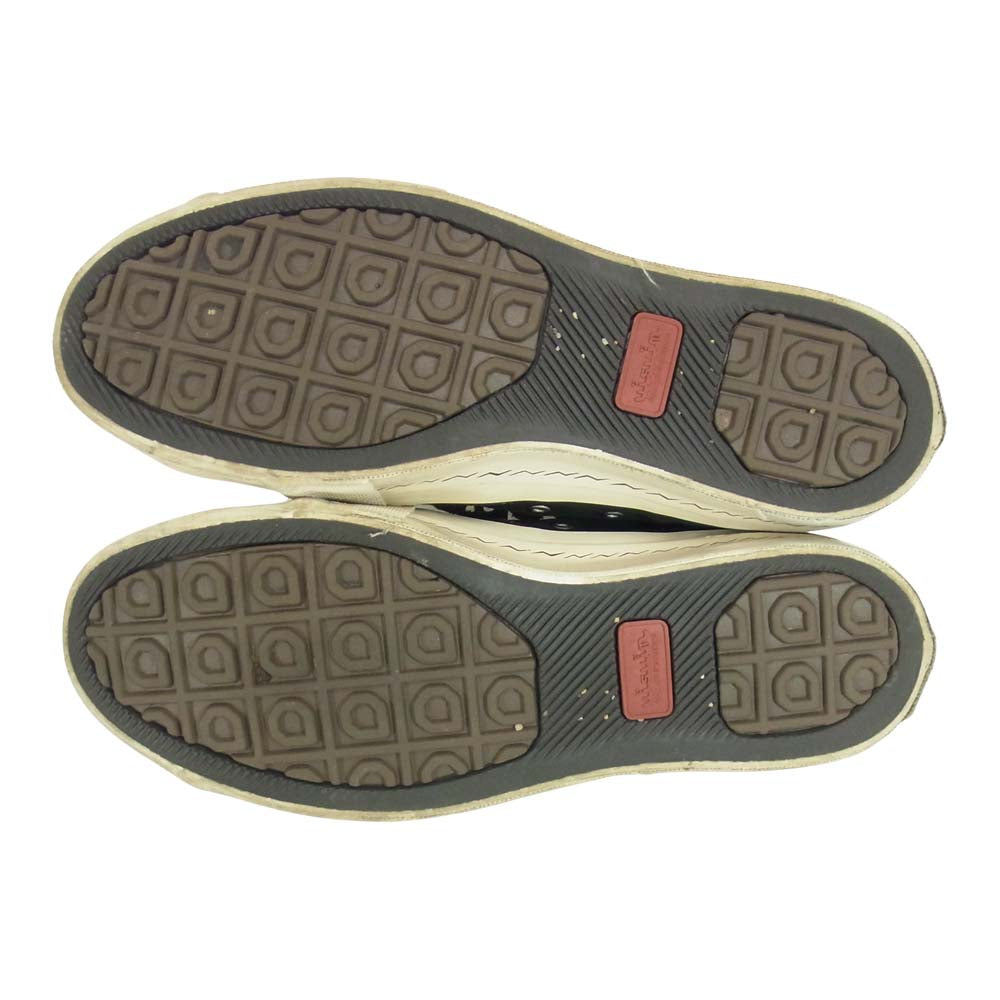 VISVIM ビズビム 0121301001002 SKAGWAY HI PATTEN スカグウェイ ハイ キャンバス スニーカー ブラック系 9【中古】