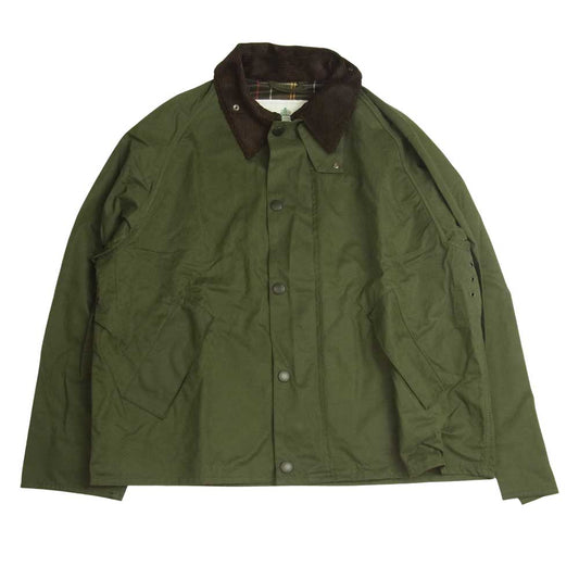 Barbour バブアー 22SS 2201158 国内正規品 TRANS PORT CASUAL トランスポート ジャケット カーキ系 36【美品】【中古】