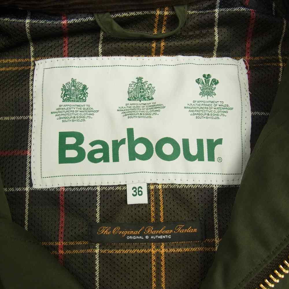 Barbour バブアー 22SS 2201158 国内正規品 TRANS PORT CASUAL トランスポート ジャケット カーキ系 36【美品】【中古】 Barbour バブアー 22SS 2201158 国内正規品 TRANS PORT CASUAL