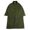 Barbour バブアー 2201157 国内正規品 BURGHLEY CASUAL オーバーサイズ バーレー コート カーキ系 40【美品】【中古】