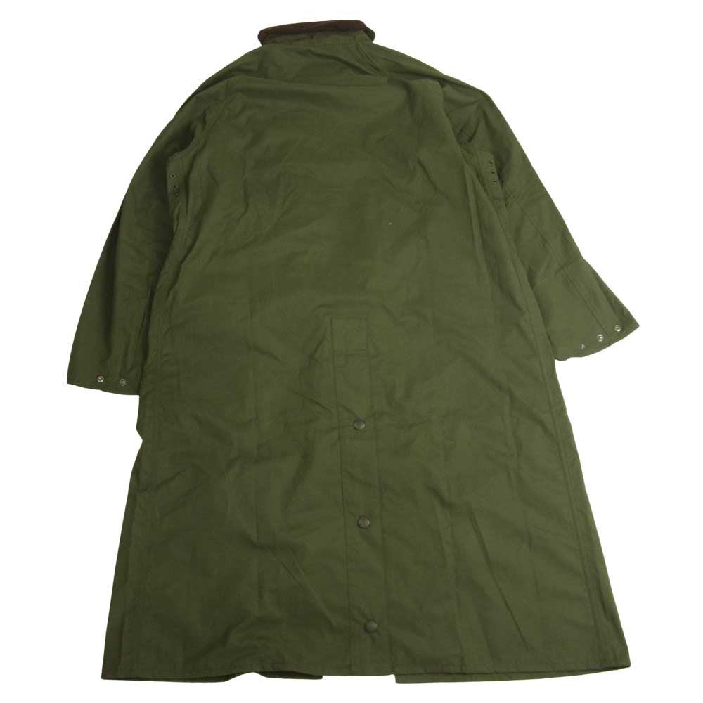 Barbour バブアー 2201157 国内正規品 BURGHLEY CASUAL オーバーサイズ バーレー コート カーキ系 40【美品】【中古】
