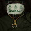 Barbour バブアー 2201157 国内正規品 BURGHLEY CASUAL オーバーサイズ バーレー コート カーキ系 40【美品】【中古】