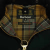 Barbour バブアー 2102128 国内正規品 Border SL ビューフォート ポリウレタンラミネート加工 ジャケット ネイビー系 40【美品】【中古】