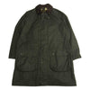 Barbour バブアー MWX0534 SG91 国内正規品 Border SL Waxed Cotton ボーダー ワックスド コットン オイルド ジャケット カーキ系 42【中古】