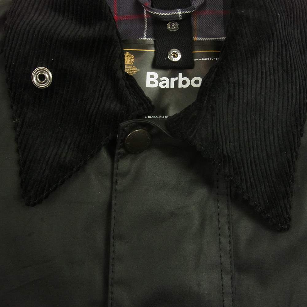 Barbour バブアー 21SS 英国製 BEAUFORT JACKET 2102046 SS21 ビューフォート ワックスコーティング オイルド ジャケット ブラック系 C36/91cｍ【美品】【中古】
