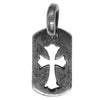 CHROME HEARTS クロムハーツ（原本無） DT TNY CO CRS タイニー カット アウト クロス ドッグタグ チャーム シルバー系【中古】