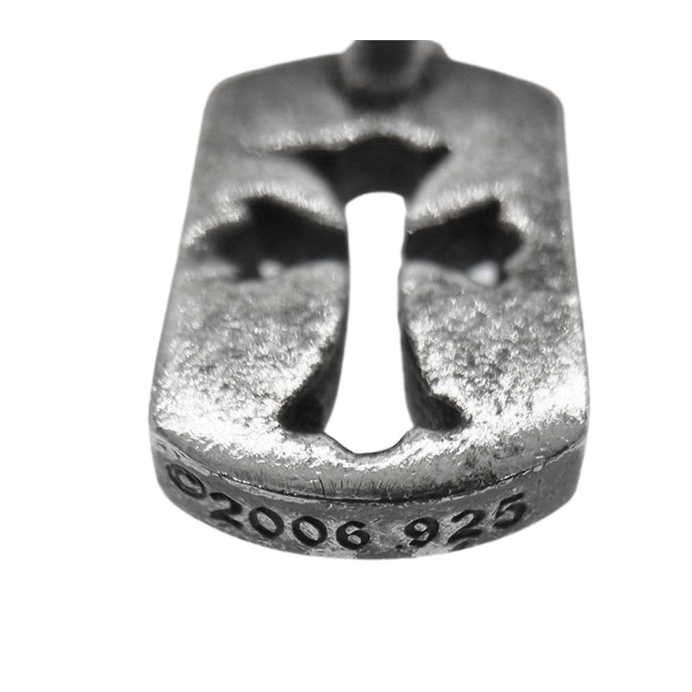 CHROME HEARTS クロムハーツ（原本無） DT TNY CO CRS タイニー カット アウト クロス ドッグタグ チャーム シルバー系【中古】