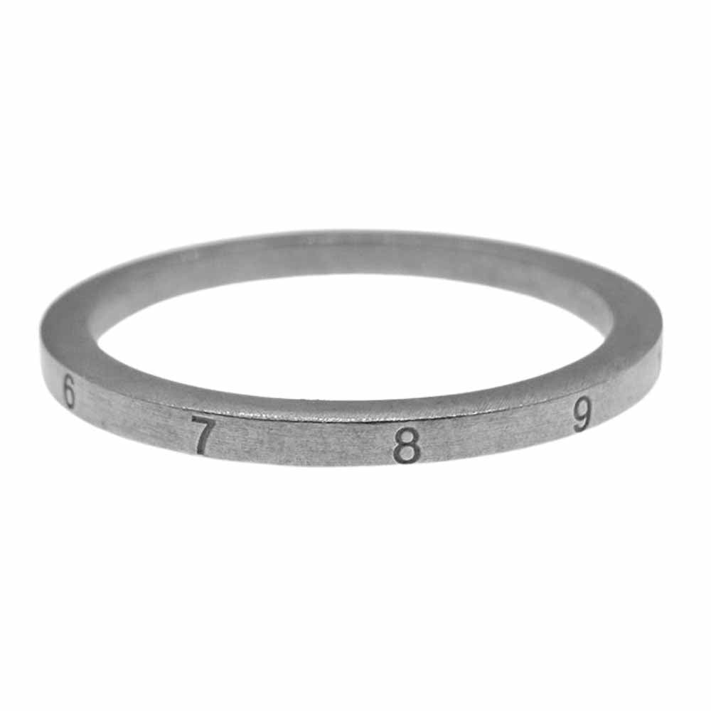 MAISON MARGIELA メゾンマルジェラ SM1UQ0049 S12967 951 SLIM NUMBER RING スリム ナンバー リング シルバー系【中古】