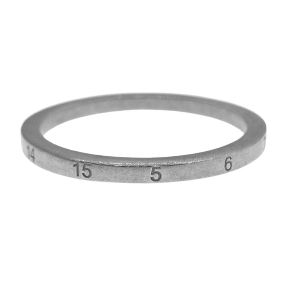 MAISON MARGIELA メゾンマルジェラ SM1UQ0049 S12967 951 SLIM NUMBER RING スリム ナンバー リング シルバー系【中古】