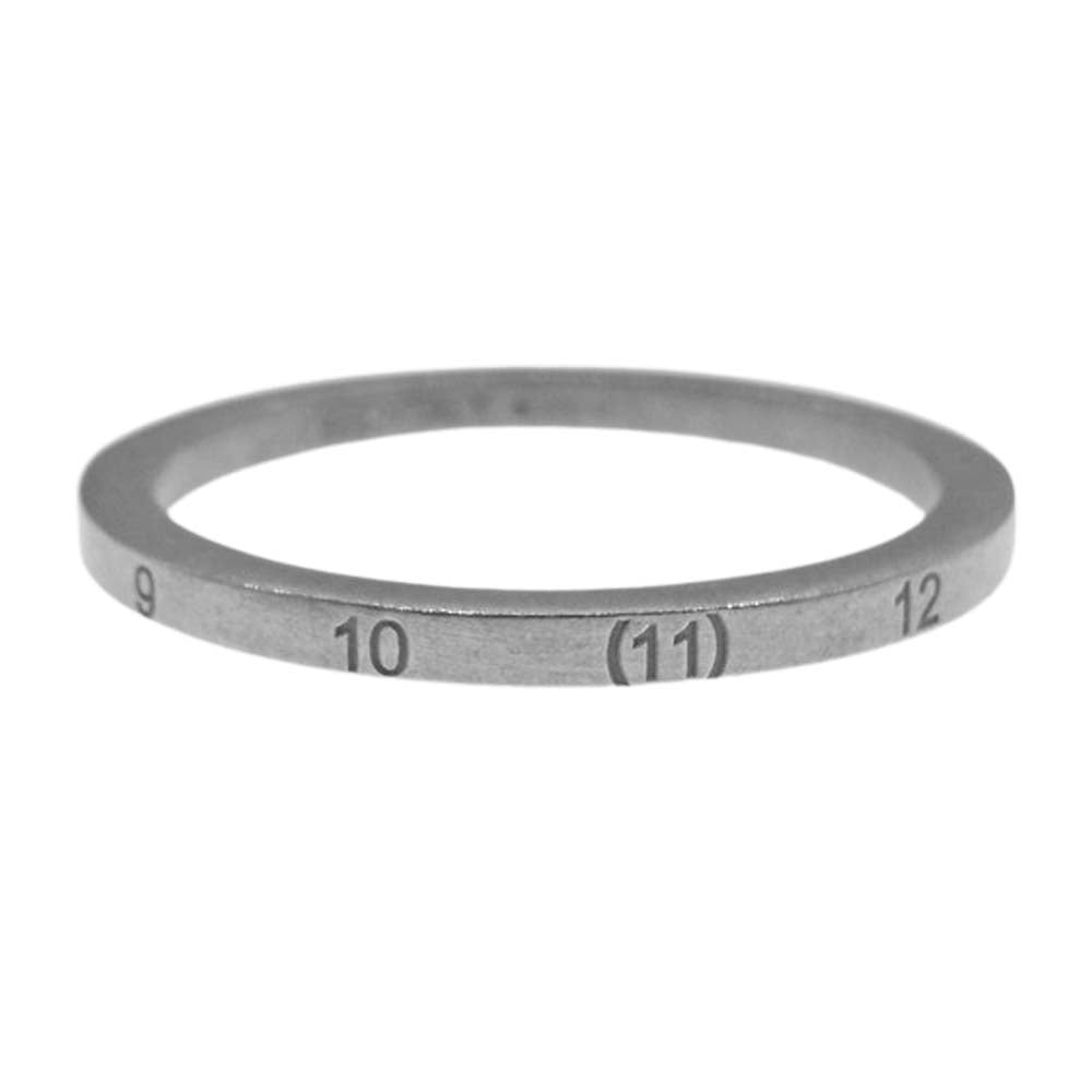 MAISON MARGIELA メゾンマルジェラ SM1UQ0049 S12967 951 SLIM NUMBER RING スリム ナンバー リング シルバー系【中古】