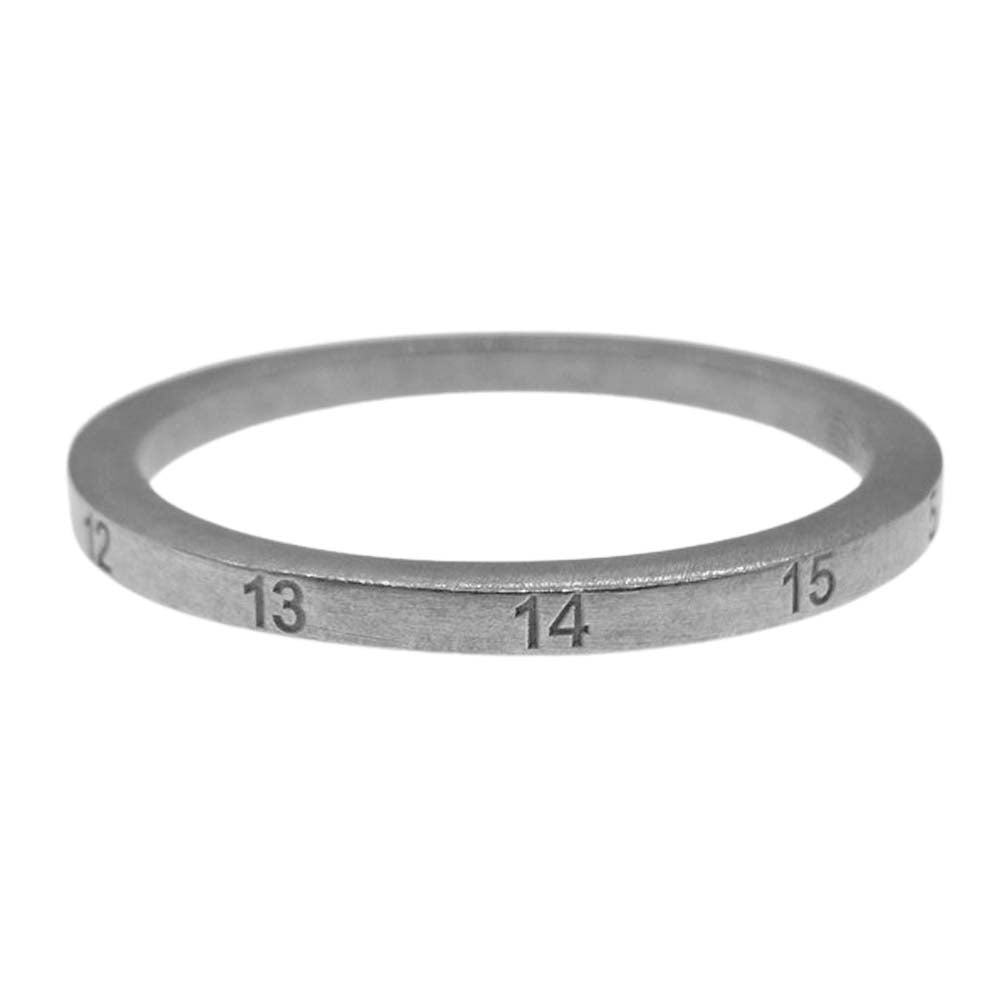 MAISON MARGIELA メゾンマルジェラ SM1UQ0049 S12967 951 SLIM NUMBER RING スリム ナンバー リング シルバー系【中古】