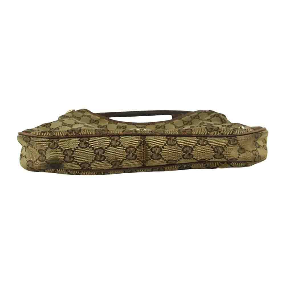 GUCCI グッチ 130738 アピー GGキャンバス ハンド バッグ ブラウン系【中古】
