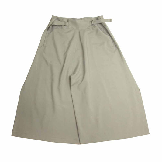 ISSEY MIYAKE イッセイミヤケ IL81-FF311 132 5. イチサンニーゴー サイドスリット ハカマ ワイドパンツ カーキ系 3【中古】