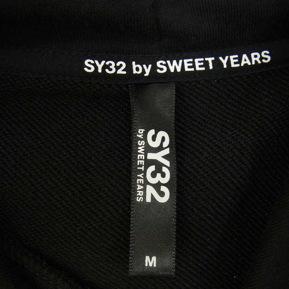 SWEET YEARS スイートイヤーズ TNS1740 SY32 BIG LOGO HOODIE ビッグロゴ プルオーバーフーディ ブラック系 M【中古】