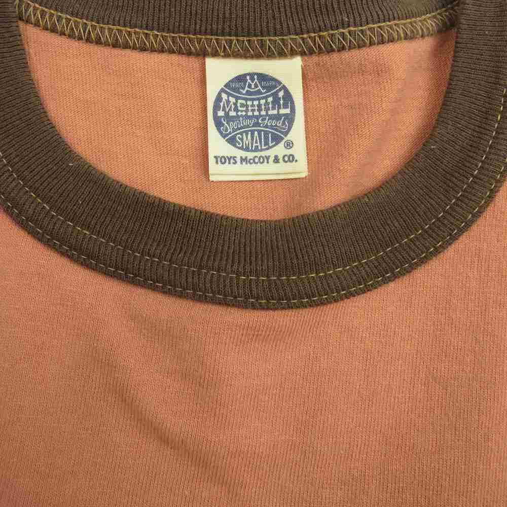 The REAL McCOY'S ザリアルマッコイズ トリム ポケット Tシャツ オレンジ系 S【中古】