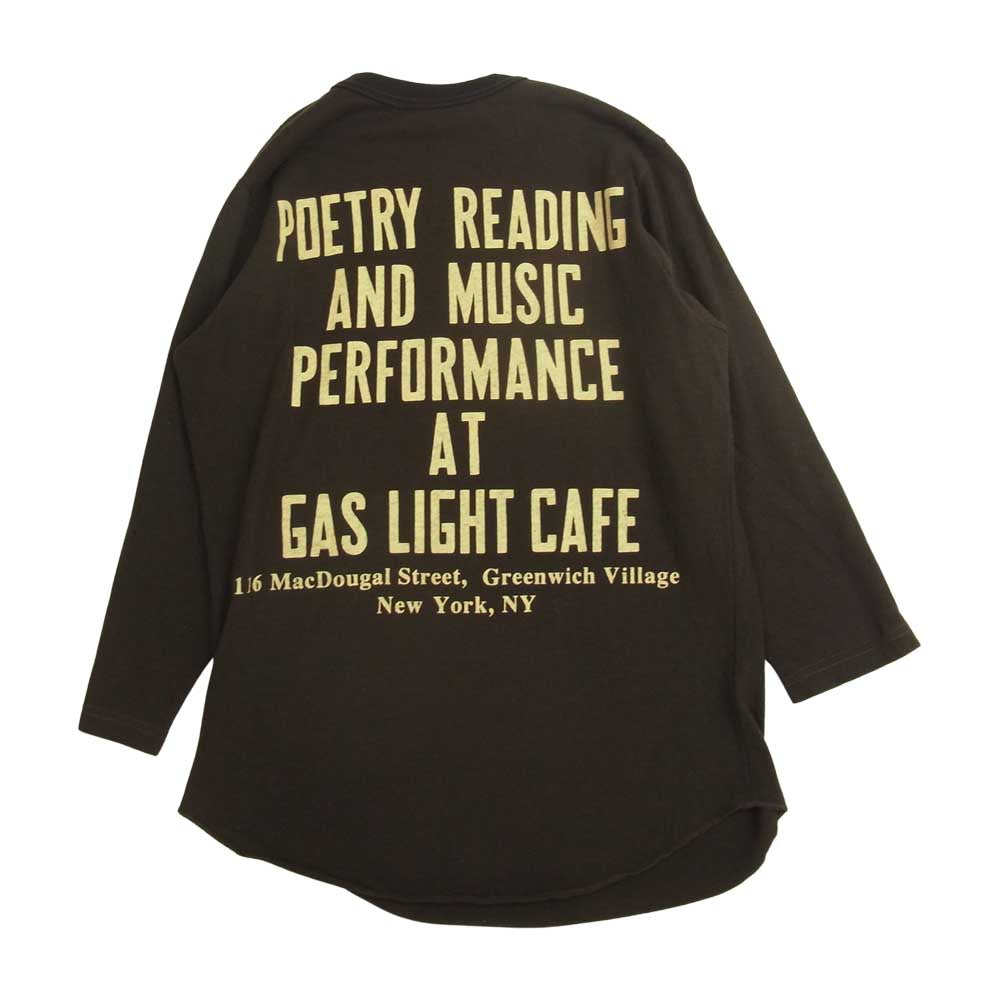 FREEWHEELERS フリーホイーラーズ Gaslight 七分袖 Tシャツ ブラウン系 S【中古】