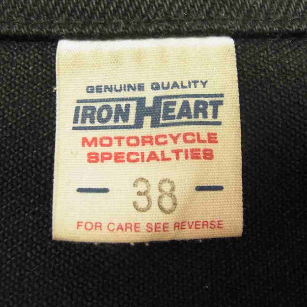 IRON HEART アイアンハート トラッカー ベスト ヘビーオンス ブラック系 38【中古】