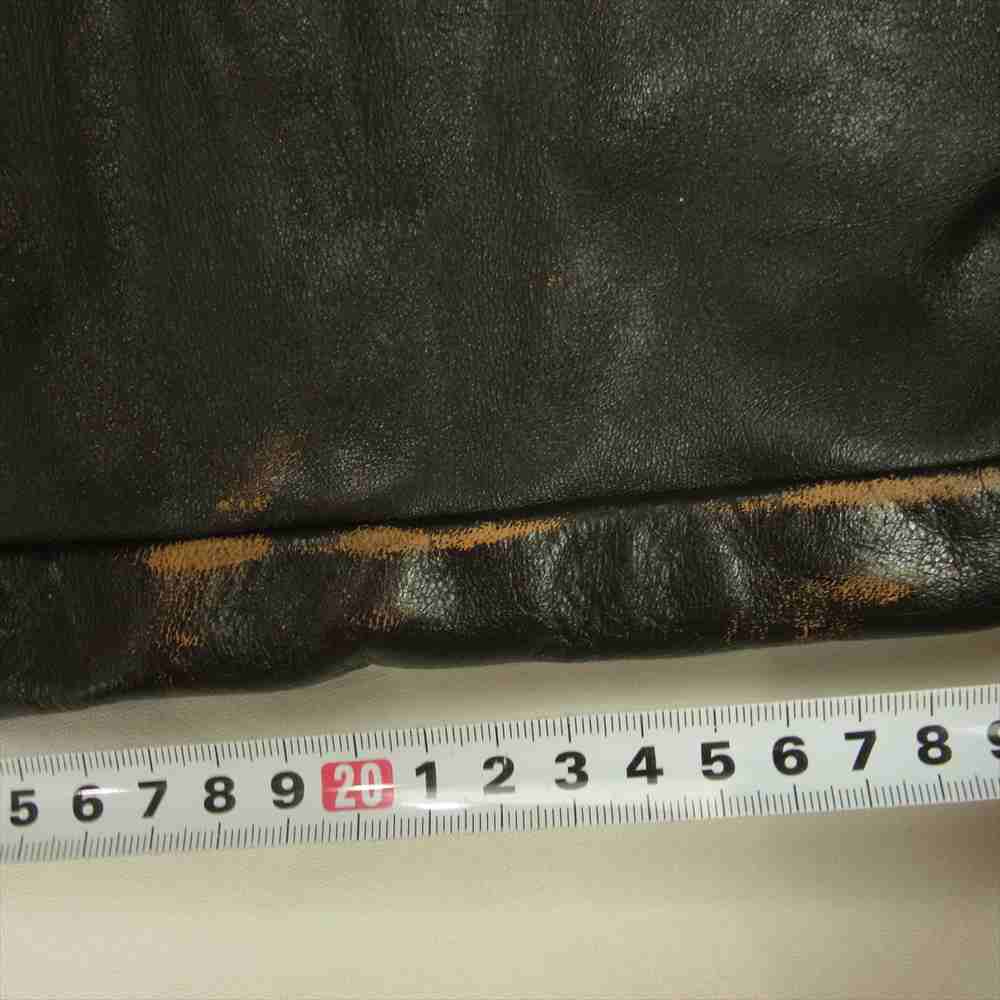 The REAL McCOY'S ザリアルマッコイズ TYPE A-2 41-6330P REAL McCOY CLOTHING CO. レザー フライト ジャケット ブラウン系 40【中古】