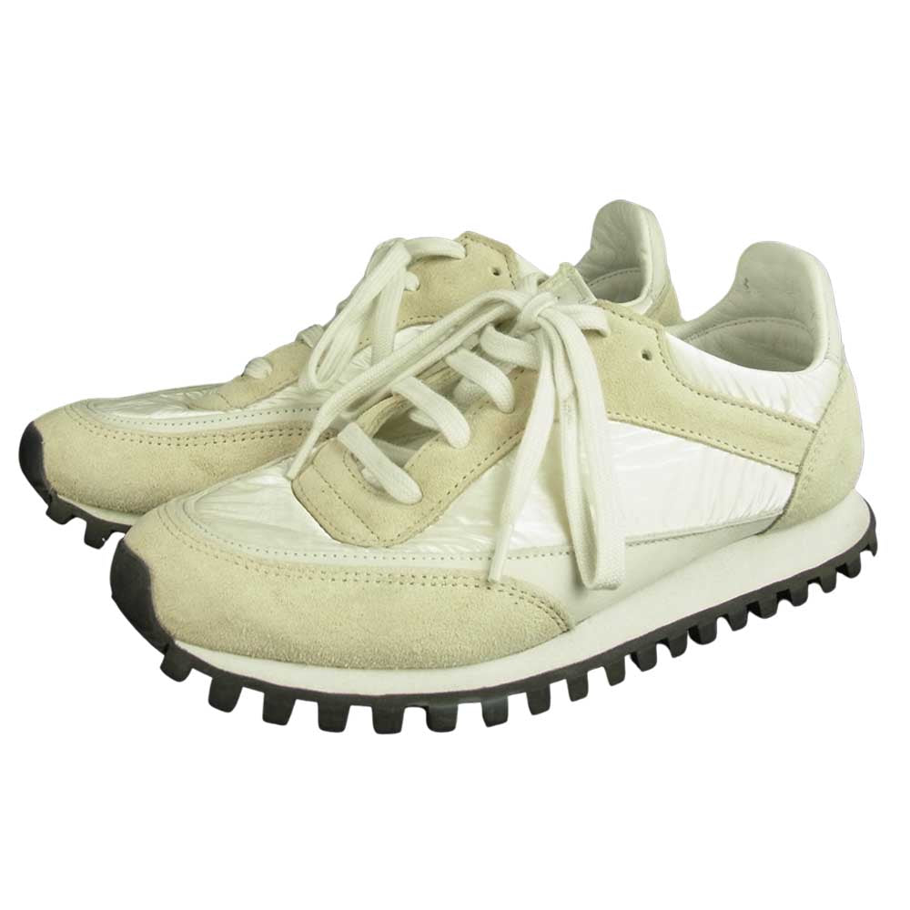 COMME des GARCONS コムデギャルソン コムコム SPALWART スパルウォート スエード ナイロン ローカット スニーカー ホワイト系 36【中古】