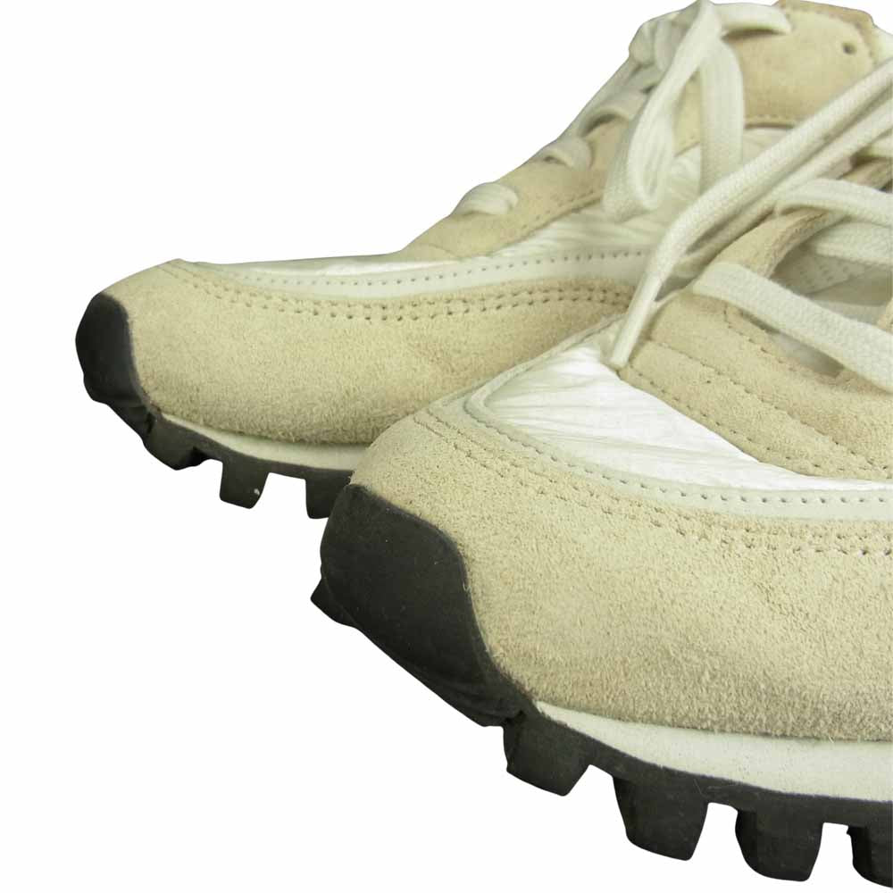 COMME des GARCONS コムデギャルソン コムコム SPALWART スパルウォート スエード ナイロン ローカット スニーカー ホワイト系 36【中古】