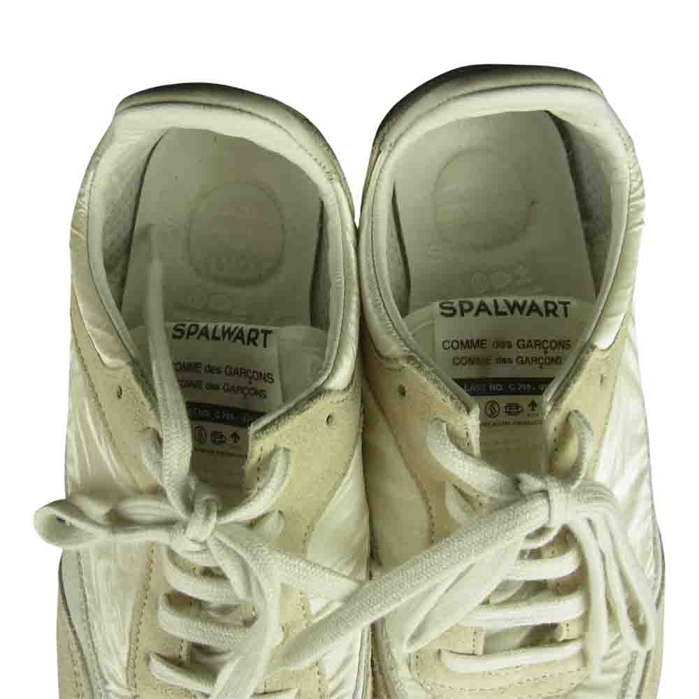 COMME des GARCONS コムデギャルソン コムコム SPALWART スパルウォート スエード ナイロン ローカット スニーカー ホワイト系 36【中古】