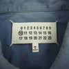 MAISON MARGIELA メゾンマルジェラ 14SS S5DL0231 S38778 10ライン 四つタグ 長袖 シャツ ブルー系 46【中古】