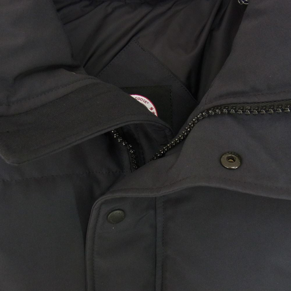 CANADA GOOSE カナダグース 3808M サザビーリーグ WYNDHAM PARKA SLIM ウィンダム パーカ ダウン ジャケット ネイビー系 M【中古】