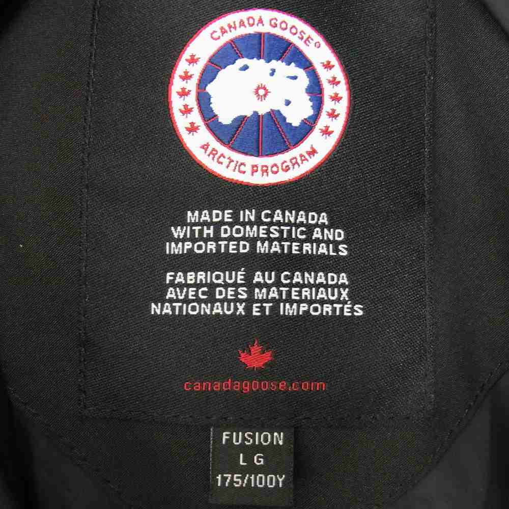 CANADA GOOSE カナダグース 3804MA サザビーリーグ MACMILLAN PARKA FUSION FIT マクミラン パーカ ダウン ジャケット ブラック系 L/G【中古】
