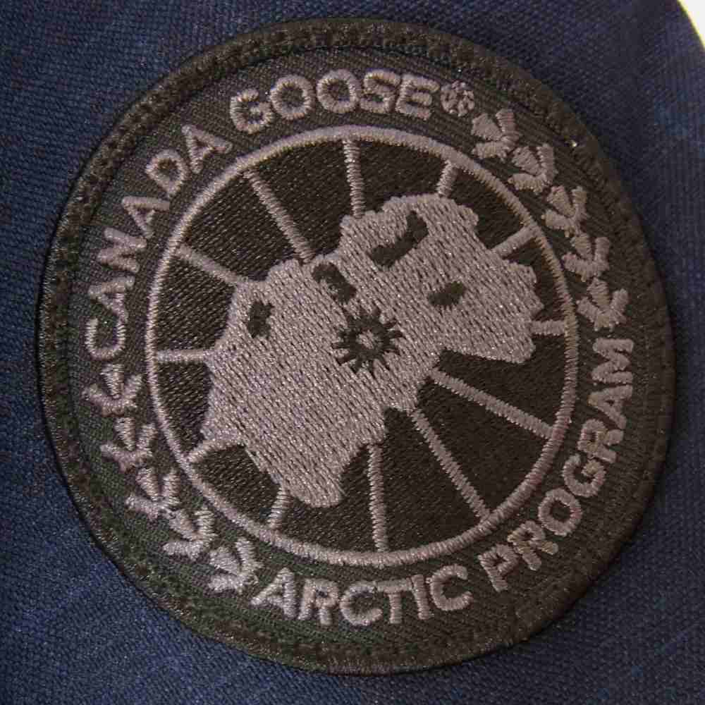 CANADA GOOSE カナダグース 3481JMB グリフィン EDIFICE エディフィス 別注 CRESTON クレストン ファー パーカ ダウン ジャケット ネイビー系 XS【中古】