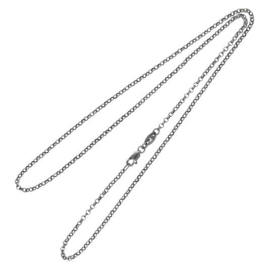 CHROME HEARTS クロムハーツ（原本有） NECKCHAIN ネックチェーン R20 ロールチェーン 20インチ シルバー系【中古】