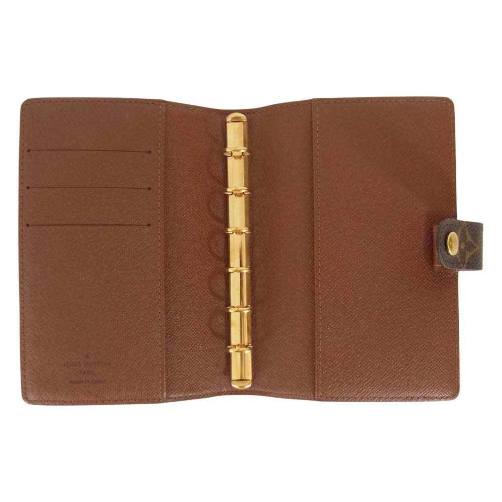 LOUIS VUITTON ルイ・ヴィトン R20005 モノグラム アジェンダPM  ブラウン系【中古】