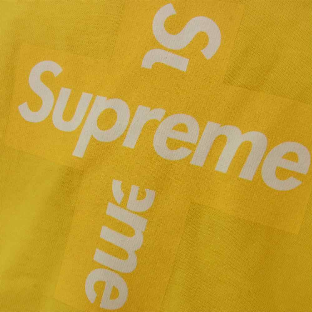 Supreme シュプリーム 20AW Cross Box Logo Tee クロス ボックスロゴ 半袖 Tシャツ イエロー系 M【美品】【中古】