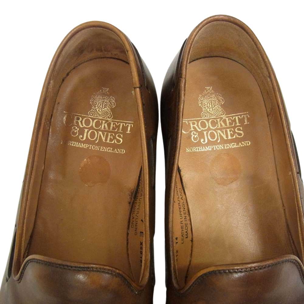 CROCKETT&JONES クロケットアンドジョーンズ 6212 CAVENDISH3 キャベンディッシュ3 タッセルローファー スリッポン 7E【中古】