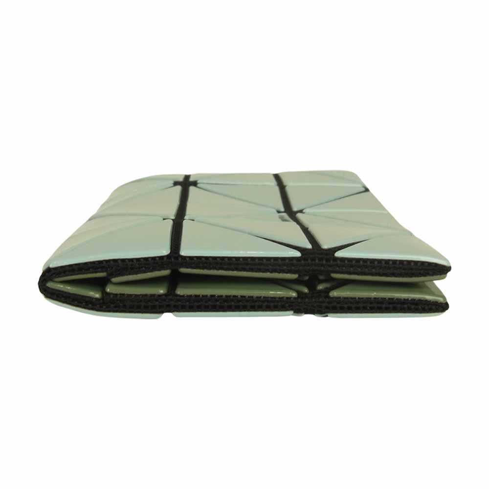 ISSEY MIYAKE イッセイミヤケ BAOBAO バオバオ 22SS ギャランティ付属 BB23AG751 カードケース ダブル カラー ミントグリーン×マッチャ ブルー系【新古品】【未使用】【中古】