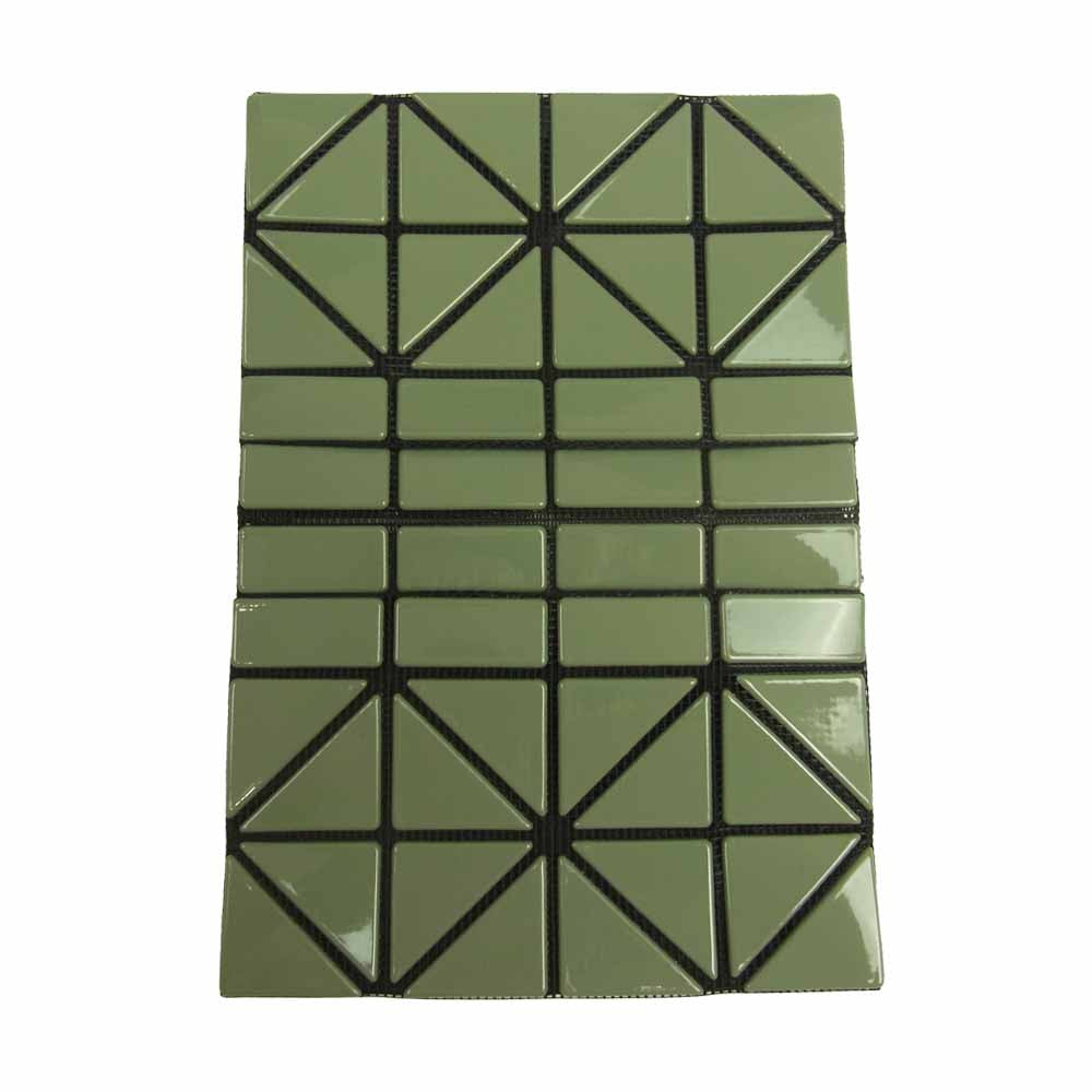 ISSEY MIYAKE イッセイミヤケ BAOBAO バオバオ 22SS ギャランティ付属 BB23AG751 カードケース ダブル カラー ミントグリーン×マッチャ ブルー系【新古品】【未使用】【中古】