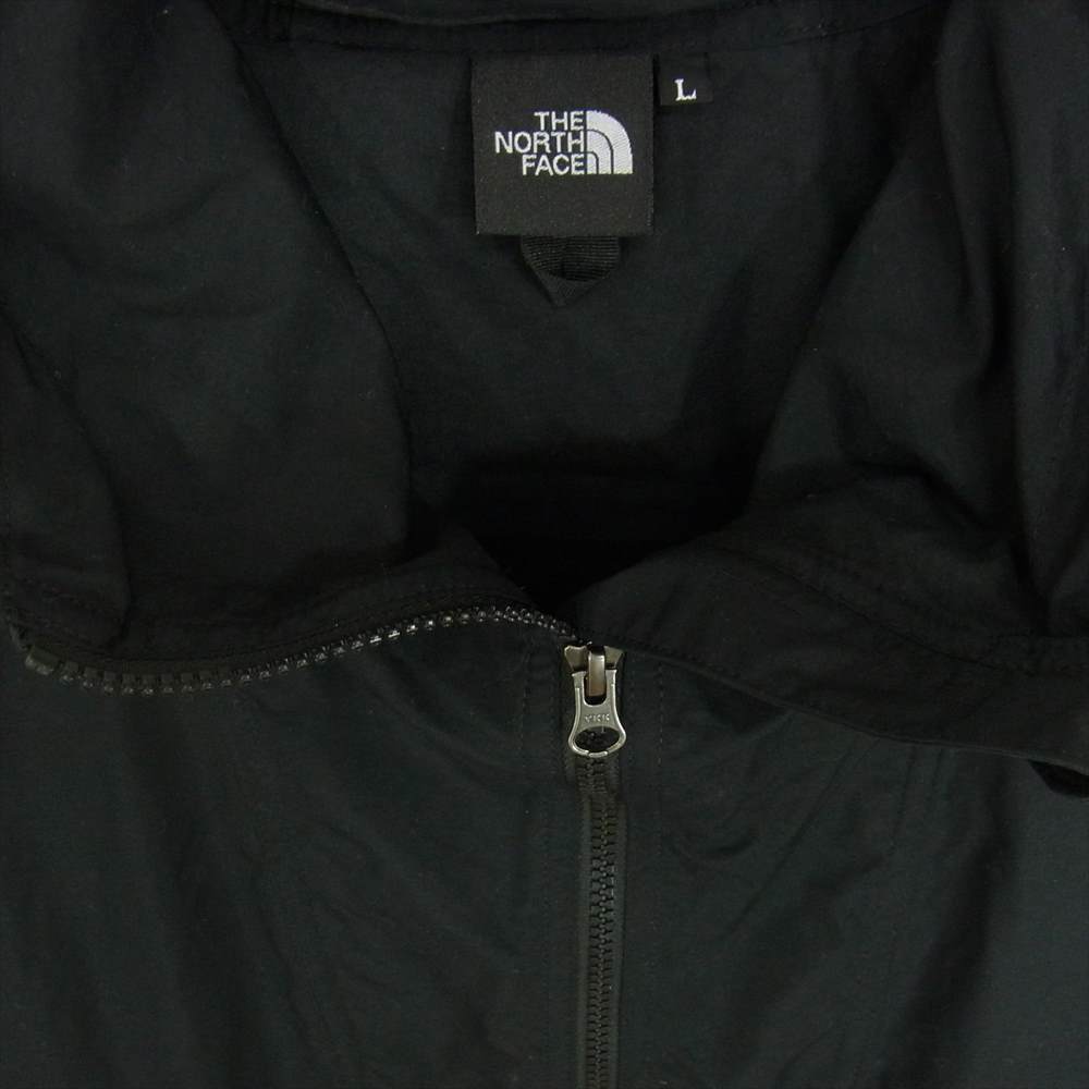 THE NORTH FACE ノースフェイス NP21735 Compact Anorak コンパクト アノラック ジャケット ウインドブレイカー ブラック ブラック系 L【中古】