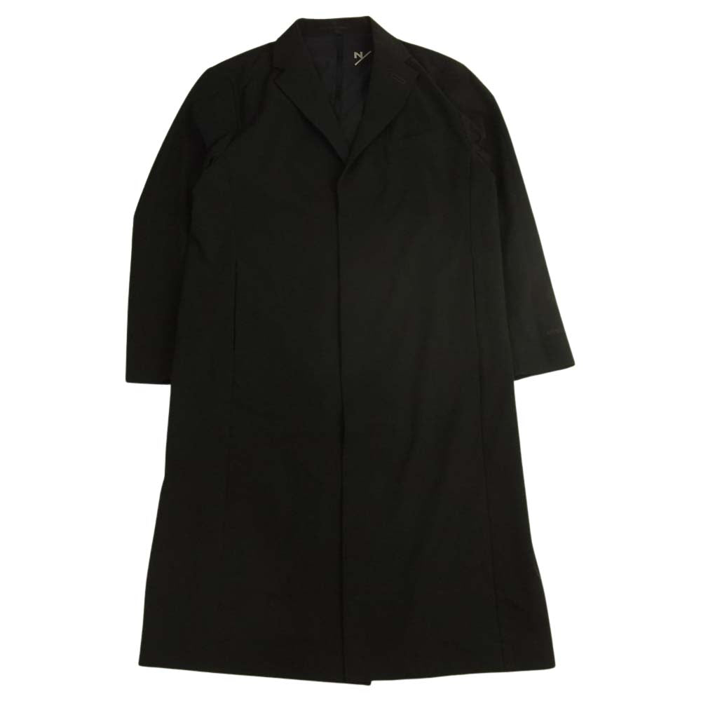 ニュートラルワークス KSU10307 Chesterfield Coat チェスター フィールド ストレッチ コート ブラック系 L【中古】