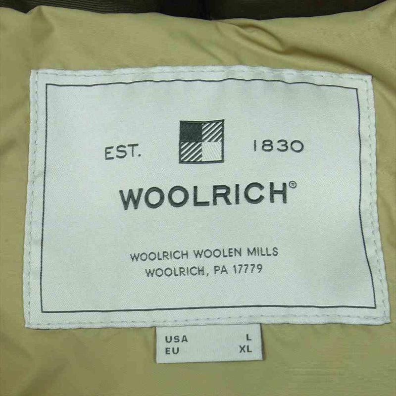 WOOLRICH ウールリッチ WOOU0297 NEW ARCTIC PARKA アークティック パーカ ダウン ジャケット カーキ系 L【中古】