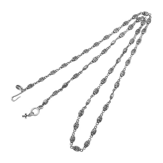 Justin Davis ジャスティンデイビス SNJ125 70cm Tiny Cross Chain タイニー クロス チェーン ネックレス シルバー系【中古】