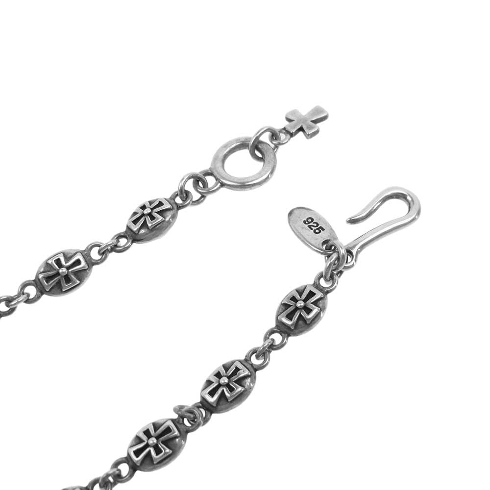 Justin Davis ジャスティンデイビス SNJ125 70cm Tiny Cross Chain タイニー クロス チェーン ネックレス シルバー系【中古】